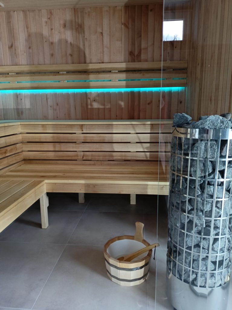 Finská sauna v Apartmánech Malá Morávka